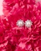 Daily Wear Pearl & Diamond Flower Studs