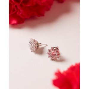 Daily Wear Diamond Flower Studs