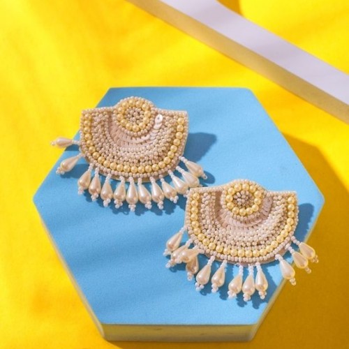 Pearl White Earrings