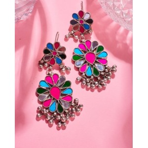 Flower Mirror Earrings