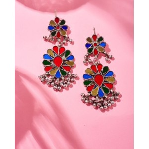 Flower Mirror Earrings