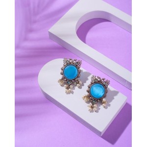 Parineeta Oxidised Earrings 