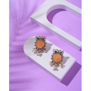 Parineeta Oxidised Earrings 