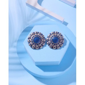 Priya Oxidised Earrings 