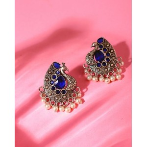 Rima Oxidised Earrings 