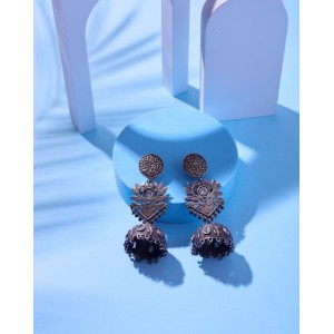 Saki Oxidised Earrings 