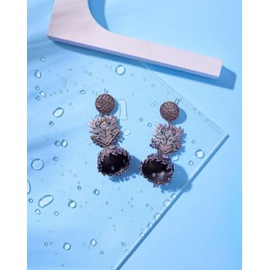 Saki Oxidised Earrings 