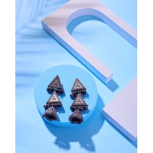 Sagar Oxidised Earrings 