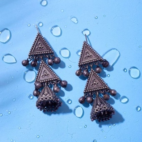 Sagar Oxidised Earrings 