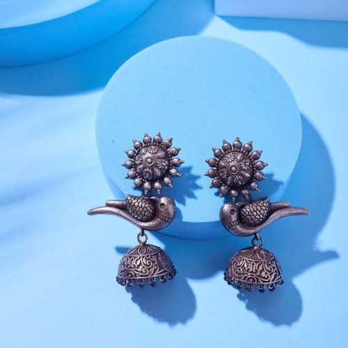 Vidhi Oxidised Earrings 