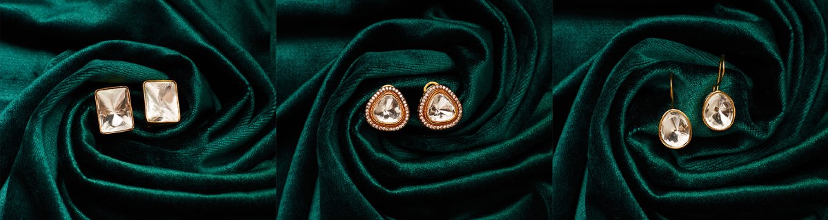 Polki kundan  Earrings