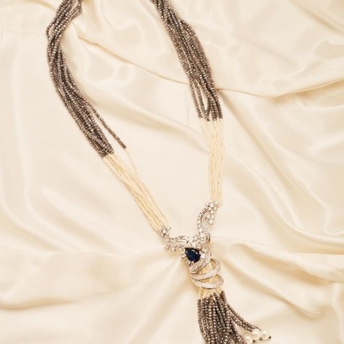 Janet Diamond Long Necklace