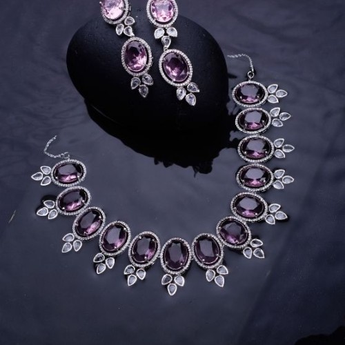 Pink Lady Diamond Necklace