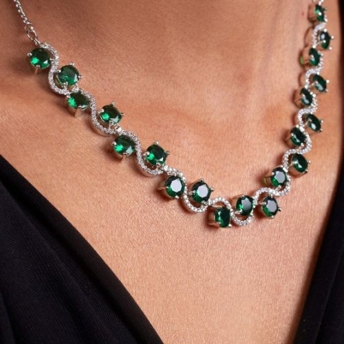 Jack Rose Diamond Necklace