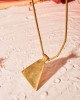  Dhokra Boho Triangle Pendant