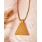  Dhokra Boho Triangle Pendant