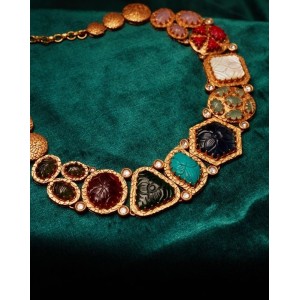 Kaveri Antique Gold Vintage Necklace