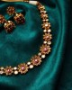 Phulkari Antique Gold Necklace