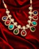 Madhuri Multicolor Polki Necklace