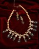 Zeena Kundan & Pearl Necklace