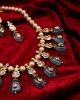 Zeena Kundan & Pearl Necklace