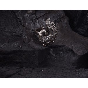 Oxidised Peacock Ring