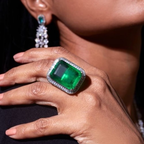 Green Cocktail Ring