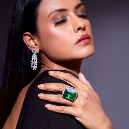 Green Cocktail Ring